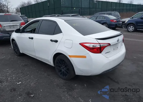 2015 Toyota Corolla S z USA, uszkodzony, nr VIN 2T1BURHE1FC434945